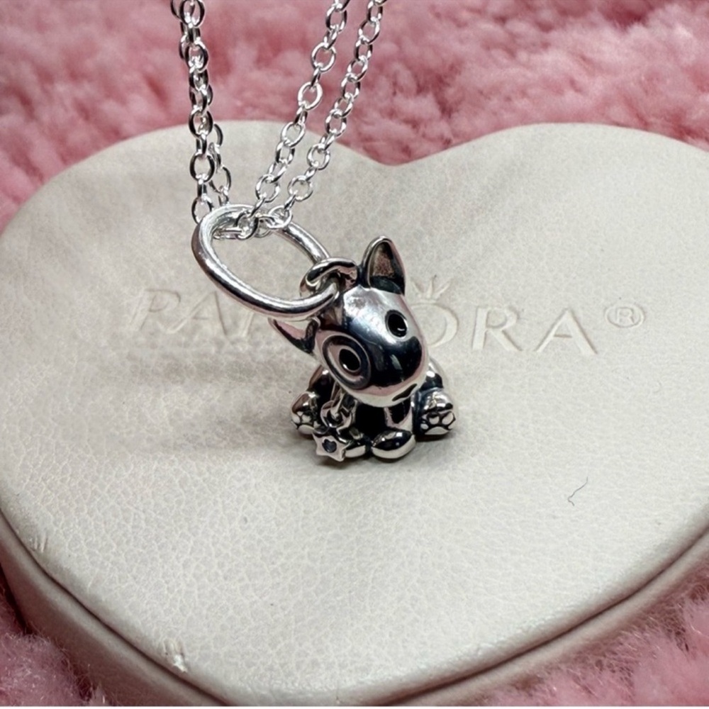 Bull Terrier Dog Pandora Charm